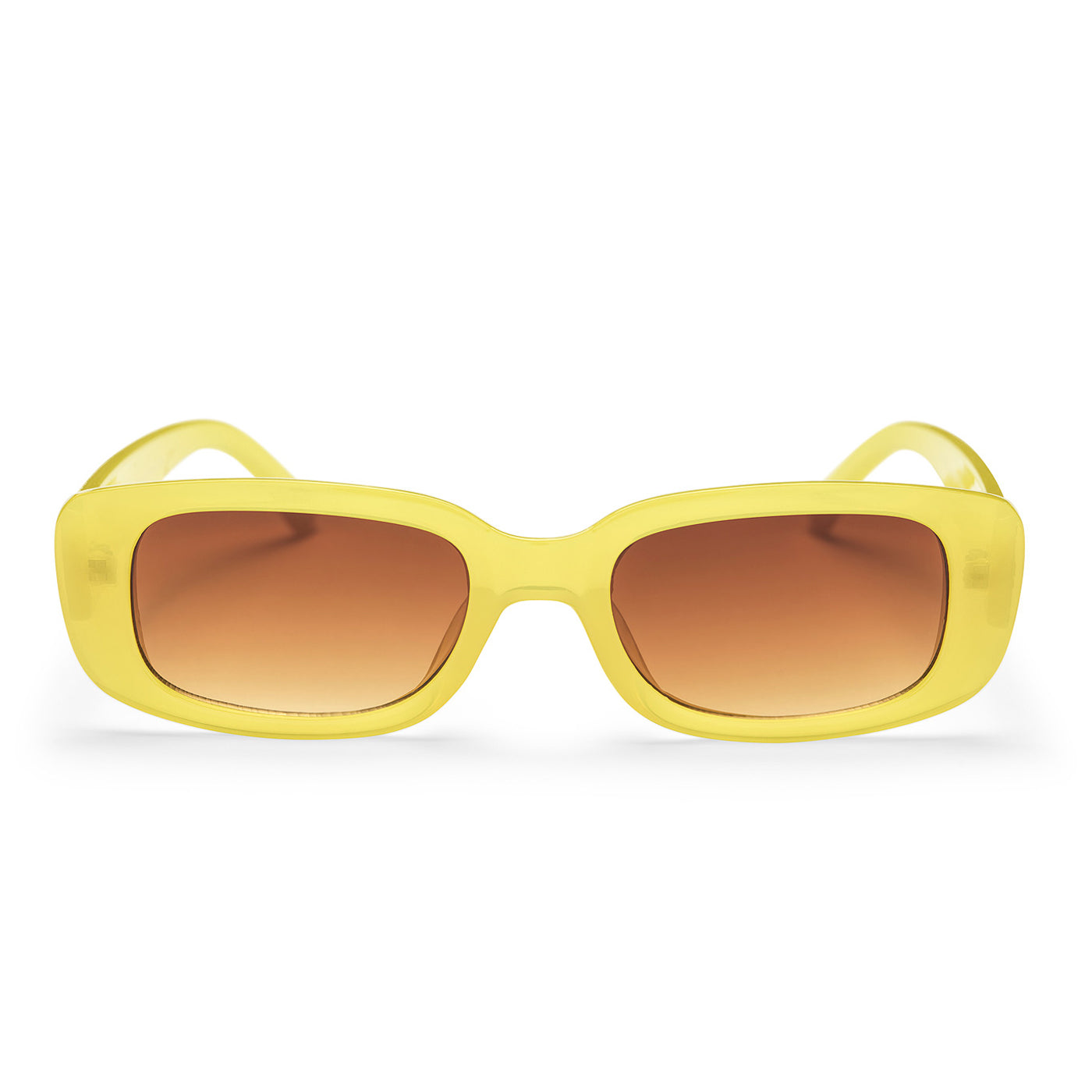 Lentes de Sol CHPO Marco Amarillo Lentes Marron - Protección UV400 - Nicole