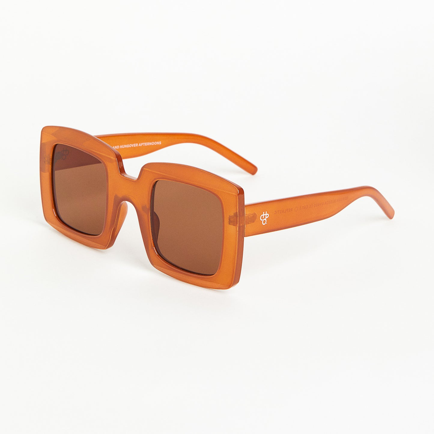 Lentes de Sol CHPO Bengan Marco Mostaza Lentes Marron - Protección UV400 - Marco Grance