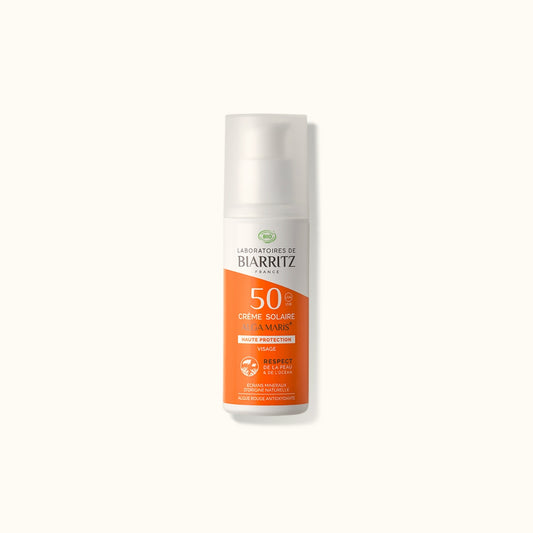 Bloqueador Solar Facial SPF50 Alga Maris - Protección UVA/UVB orgánica con Filtros Minerales