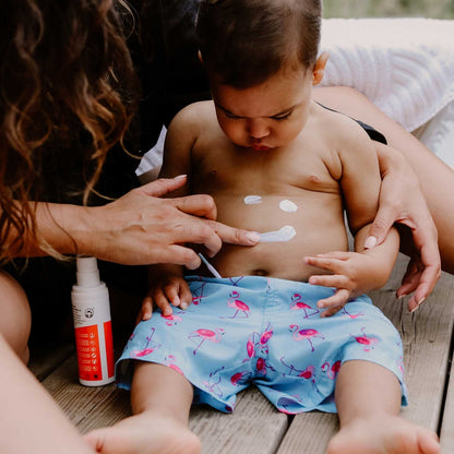 Bloqueador Solar SPF50+ para Niños y Bebés con Protección UVA/UVB, Fórmula Hipoalergénica y Resistente al Agua - Alga Maris - organico
