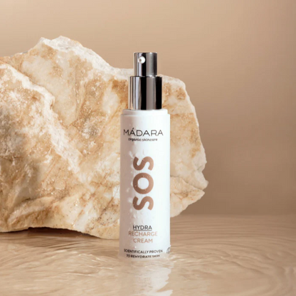 Crema Rehidratante SOS Hydra Recharge en Piel Seca para Hidratación Profunda