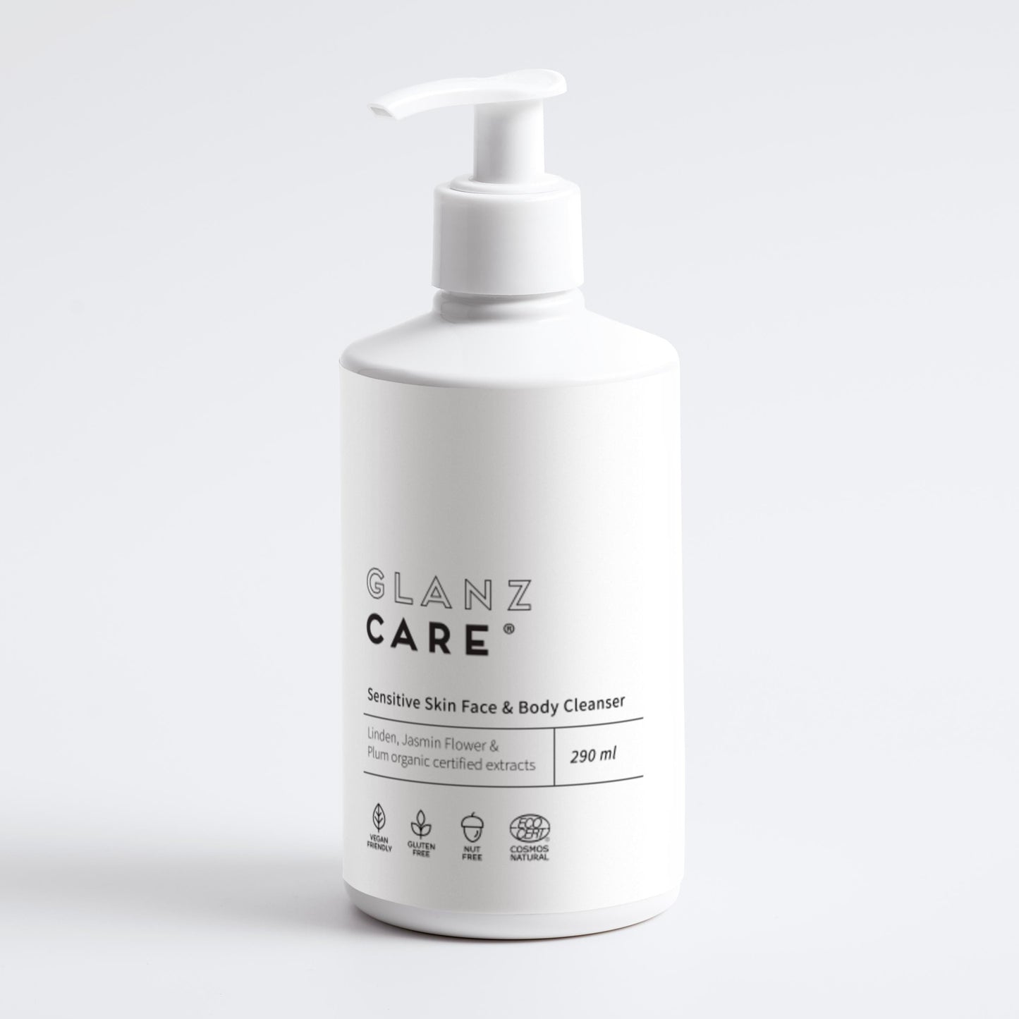 Gel de ducha Sensitive Skin Face & Body Cleanser para cara y cuerpo
