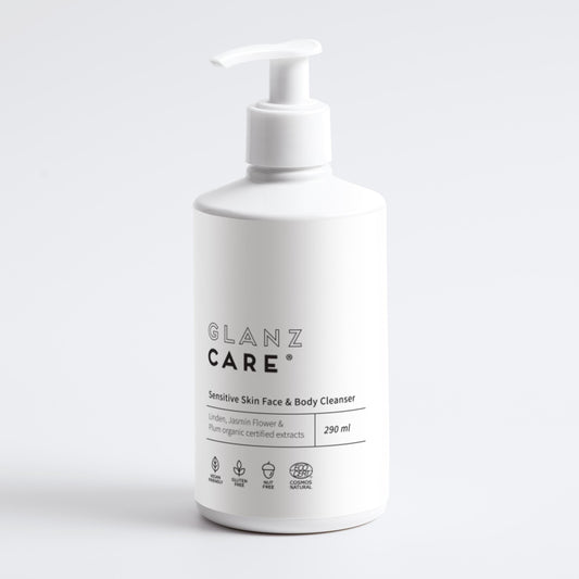 Gel de ducha Sensitive Skin Face & Body Cleanser para cara y cuerpo