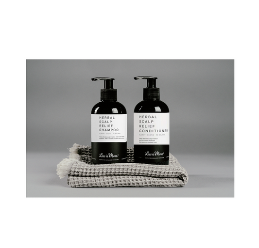 Botella de Herbal Scalp Relief Conditioner, tratamiento orgánico anti-caspa y alivio para cuero cabelludo irritado