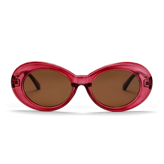 Lentes de Sol CHPO Marco Vino con Lente Marrón - Protección UV400 - Frances