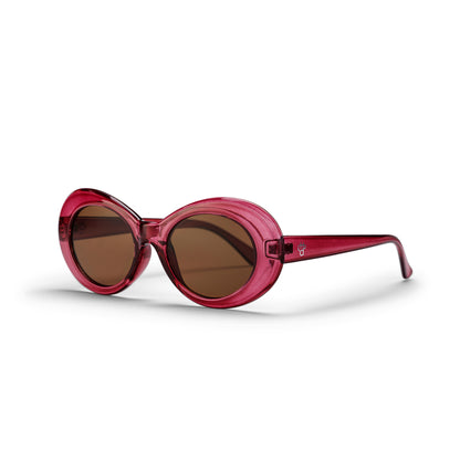 Lentes de Sol Frances Marco Vino con Lente Marrón - Protección UV400