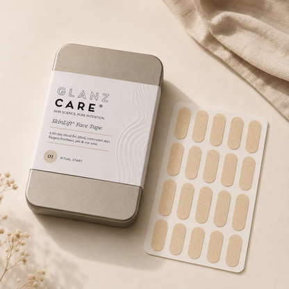 SkinLift Face Tape beige de Glanz Care para líneas de expresión