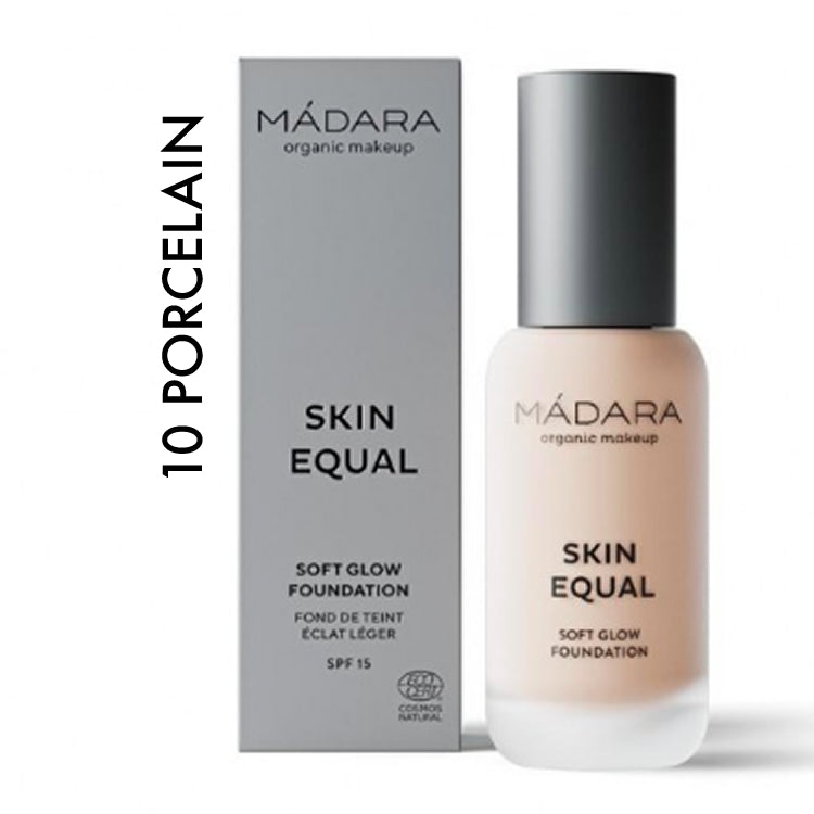 SKIN EQUAL Organic Foundation con SPF15 PORCELAIN 10