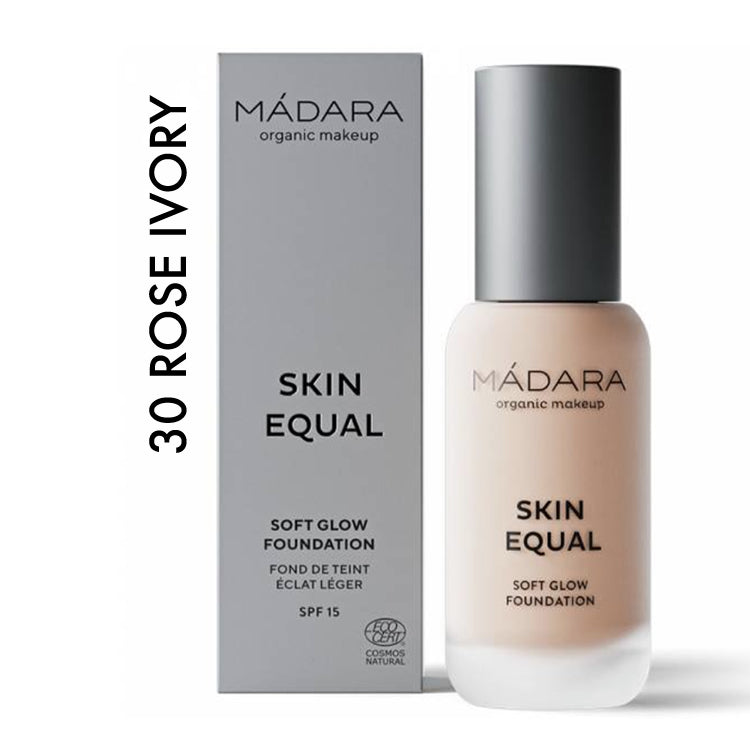 SKIN EQUAL Organic Foundation con SPF15 ROSE IVORY 30