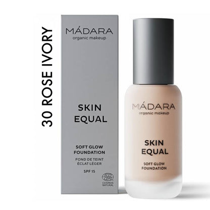 SKIN EQUAL Organic Foundation con SPF15 ROSE IVORY 30